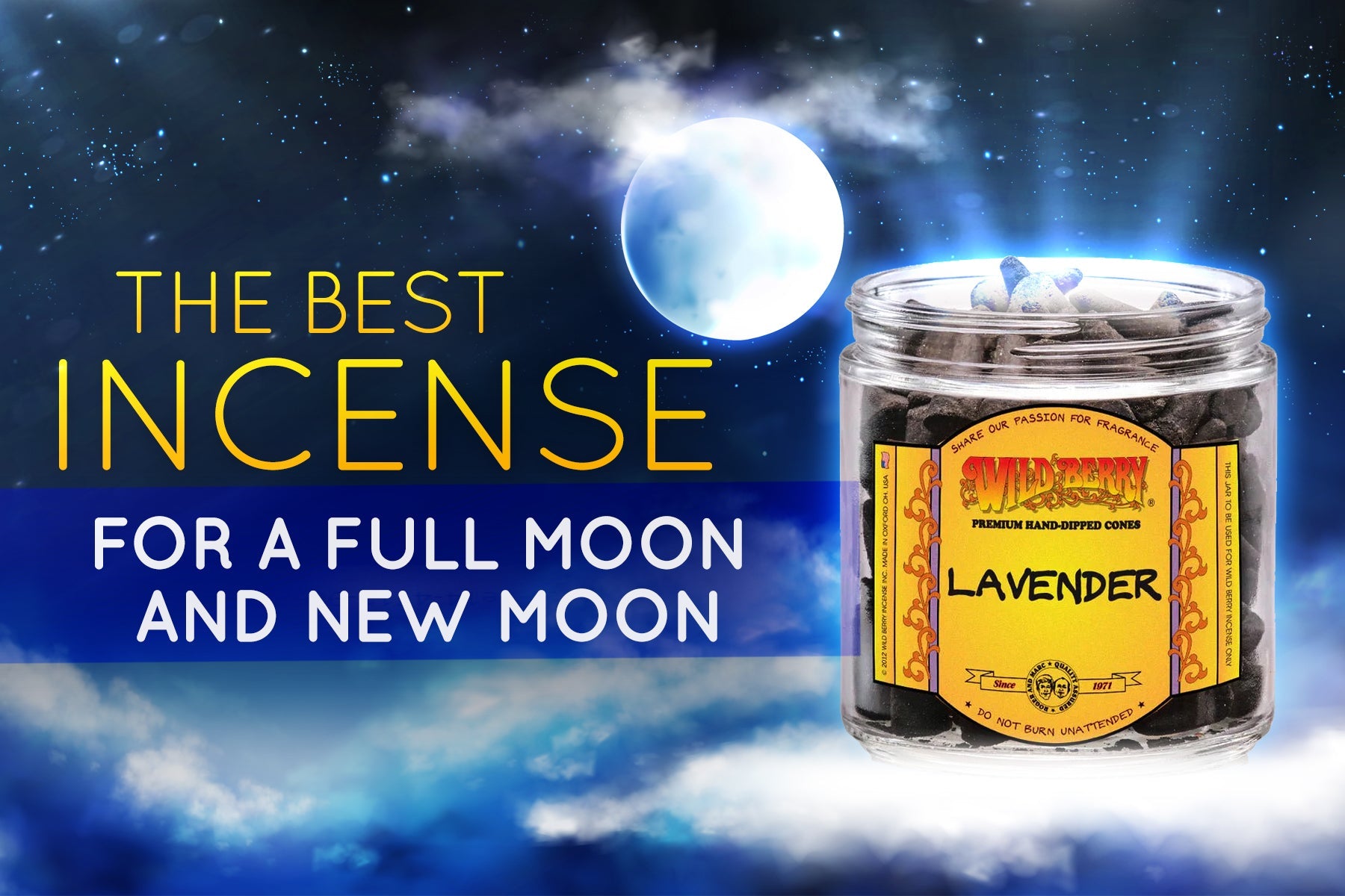 The Best Incense for a Full Moon and New Moon
