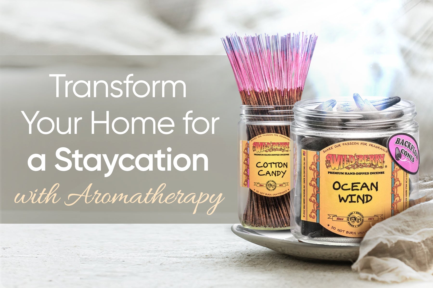 Transform Your Home for a Staycation with Aromatherapy