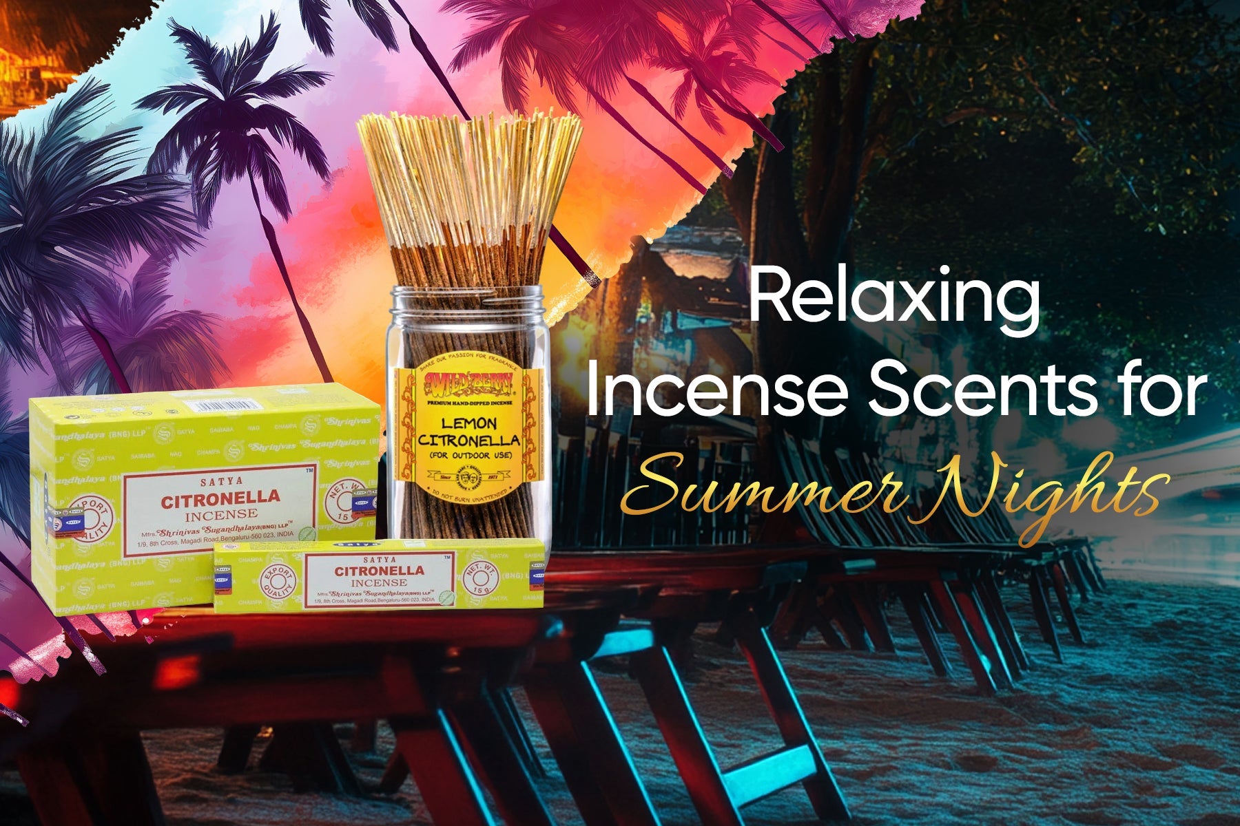 Relaxing Incense Scents for Summer Nights