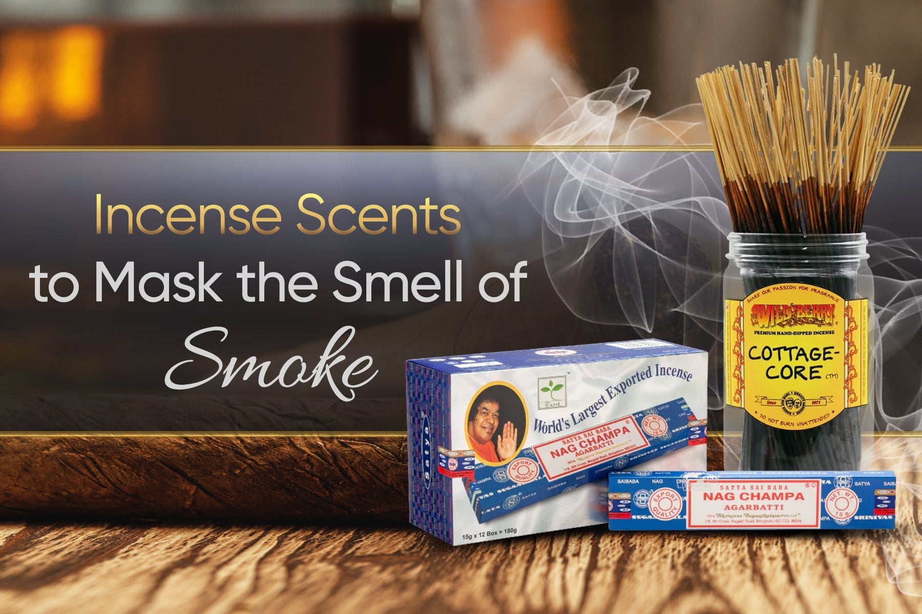 Top Incense Scents to Mask the Smell of Smoke