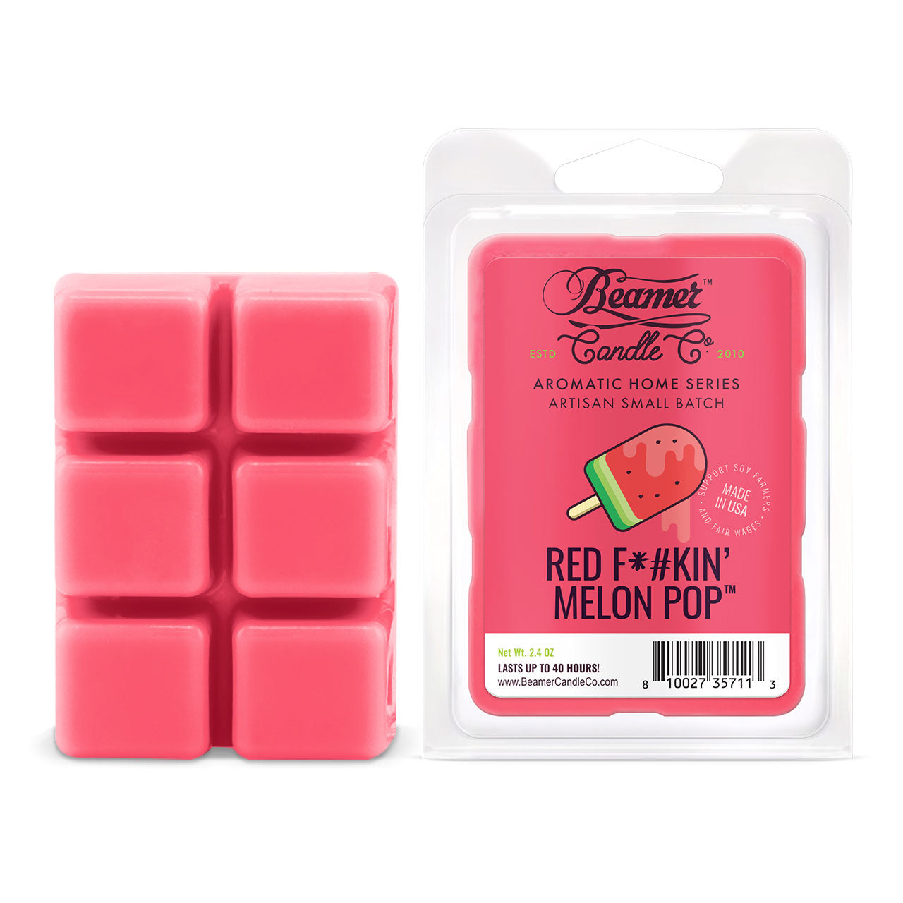 Red F*#kin' Melon Pop - Beamer Candle Co