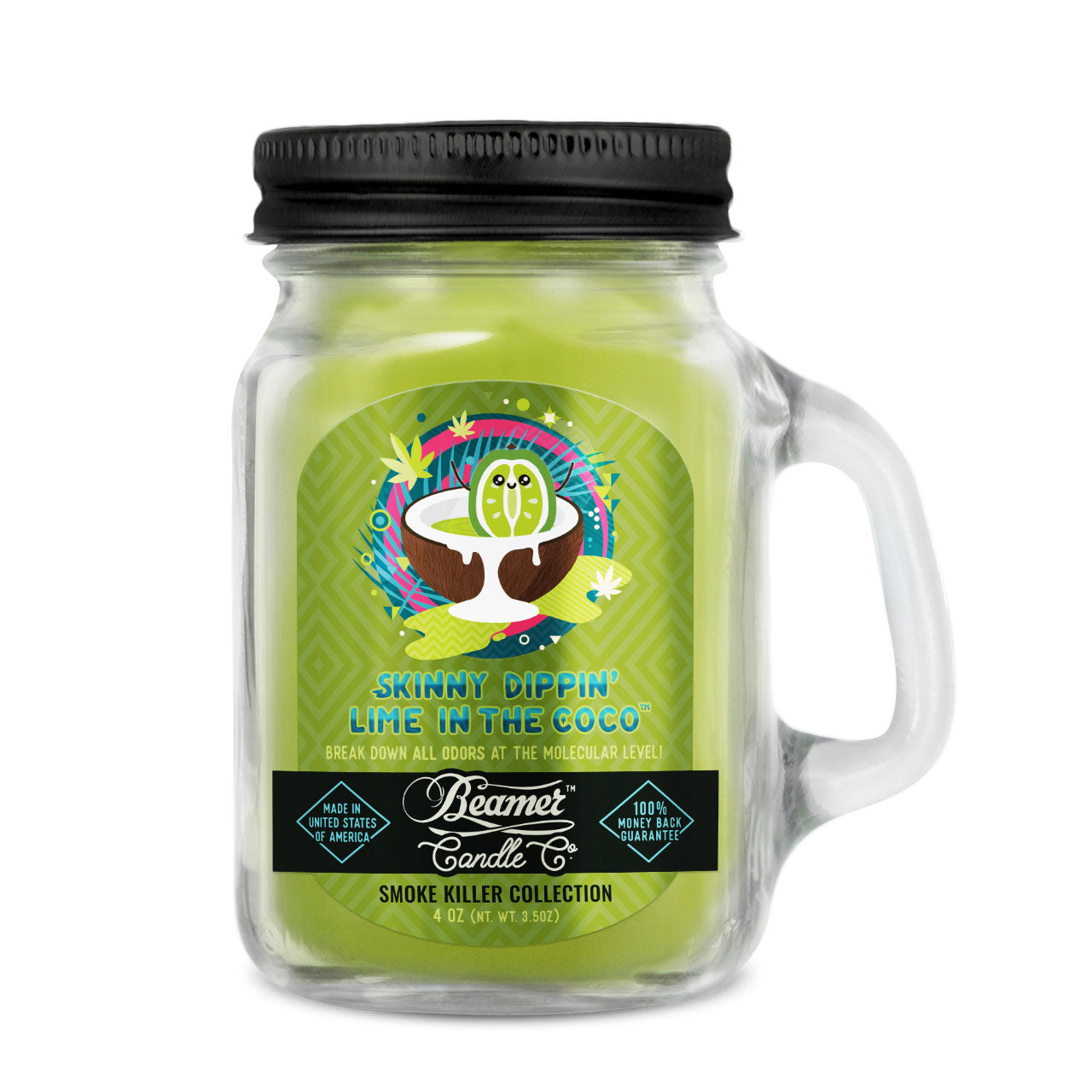 Skinny Dippin' Lime in the Coco - Beamer Candle Co