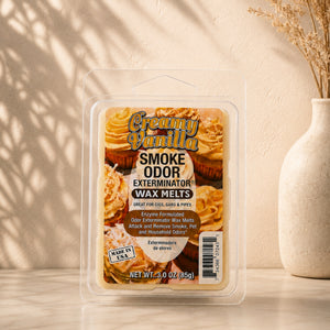 Creamy Vanilla Wax Melt - Smoke Odor Exterminator