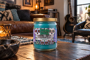 Sugar Skull Candle - Smoke Odor Exterminator