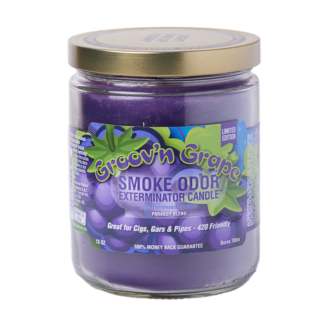 Groovn Grape Candle - Smoke Odor Exterminator