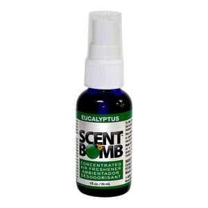Eucalyptus Scent Bomb 1oz concentrated air freshener spray for eliminating room and car odors