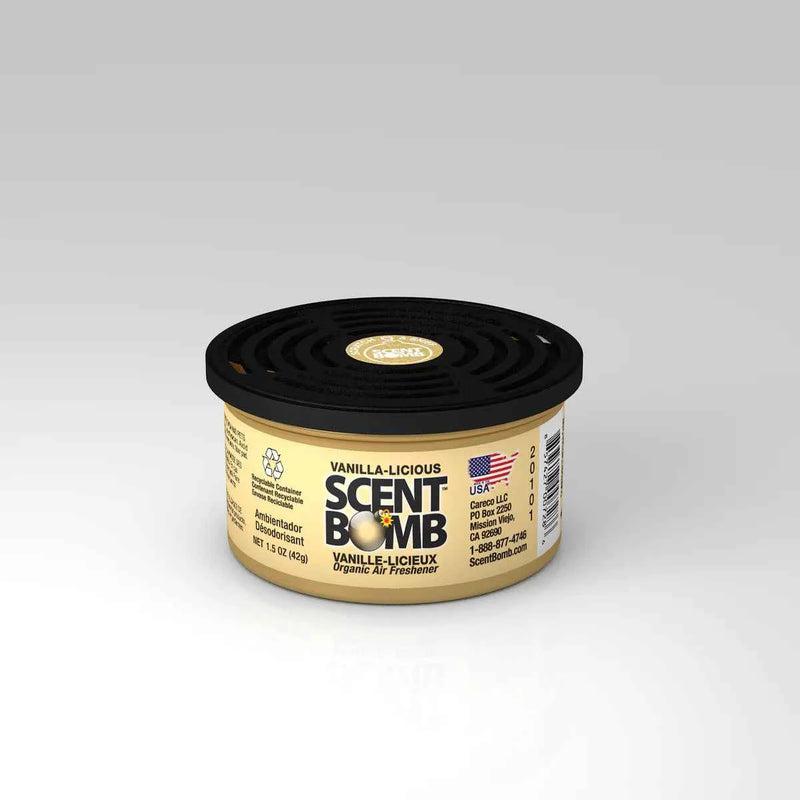 Vanilla-licious Scent Bomb can for continuous RV fragrance