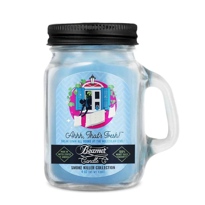 Ahhh That’s Fresh Beamer Candle Co for crisp clean laundry scents