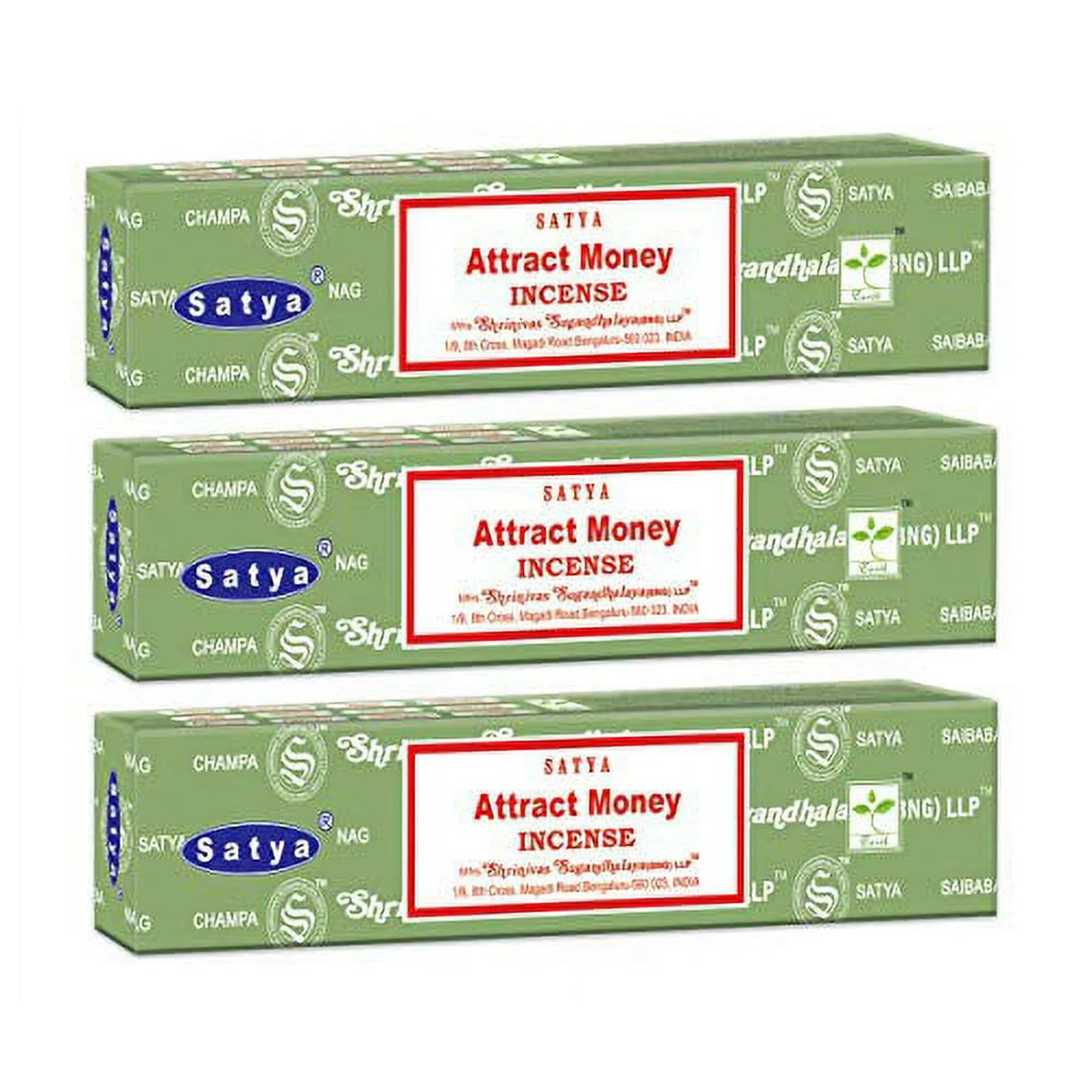 Attract Money Incense 15 Gms - Satya - Nothing But Scents