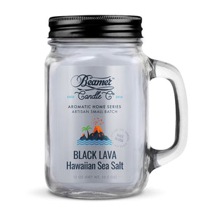 Black Lava Hawaiian Sea Salt - Beamer Candle Co - Nothing But Scents