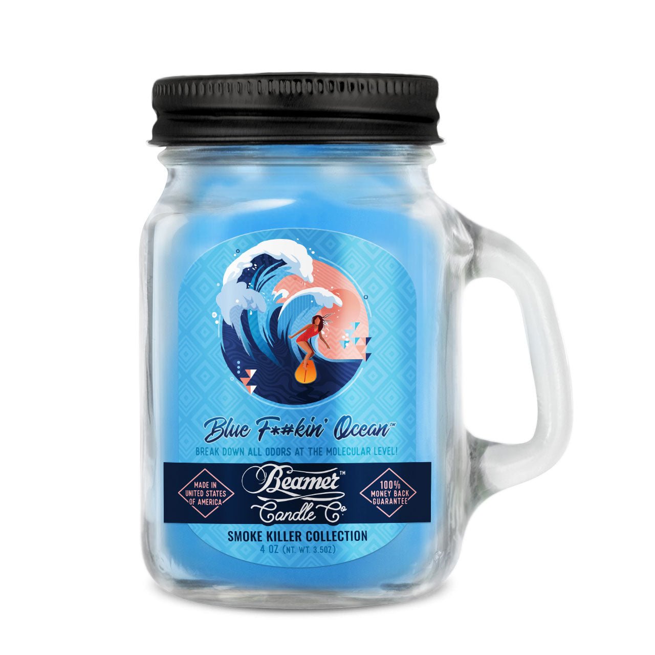 Blue F*#kin Ocean - Beamer Candle Co - Nothing But Scents