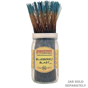 An Incense Stick by Wild Berry, featuring sweet scent notes of plump blueberries and vanilla sugar.