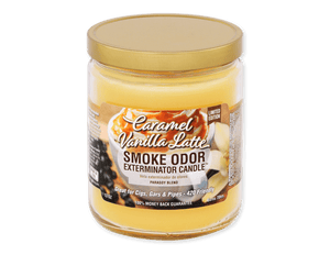 Caramel Vanilla Latte Smoke Odor Exterminator with sweet coffee notes to eliminate tough room and pet odors