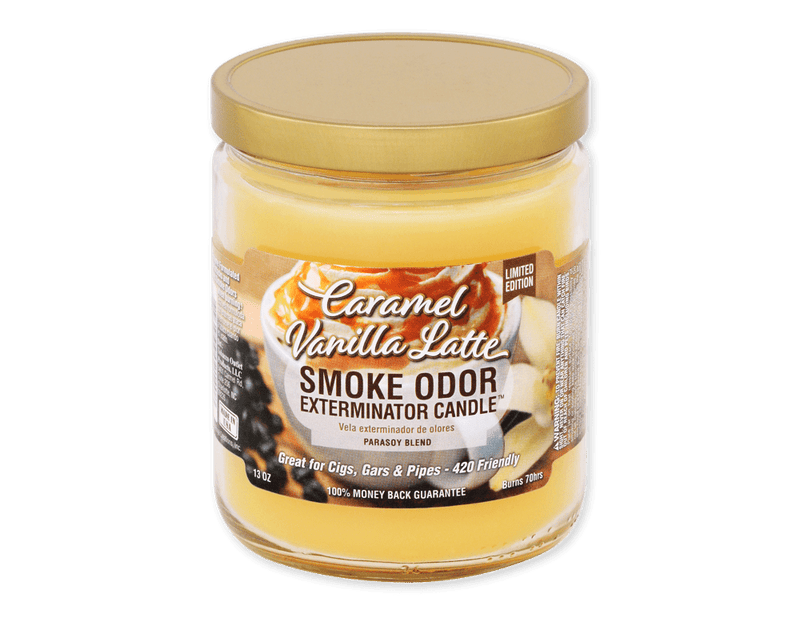 Caramel Vanilla Latte Smoke Odor Exterminator Candle