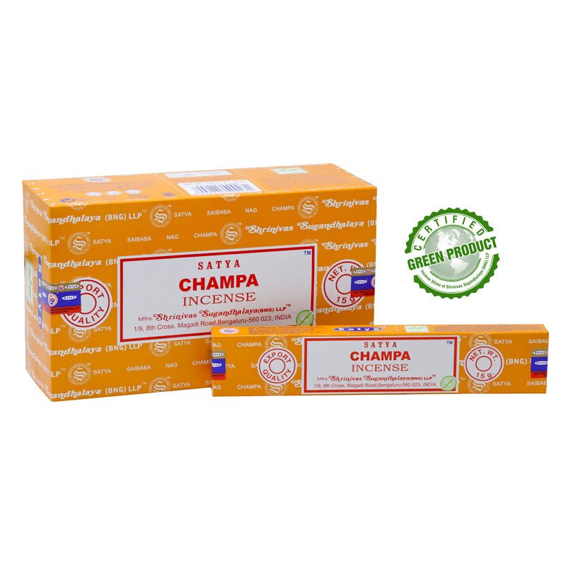 Champa Incense 15 Gms - Satya - Nothing But Scents