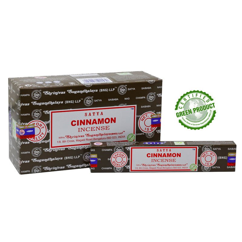 Cinnamon Incense 15 Gms - Satya - Nothing But Scents