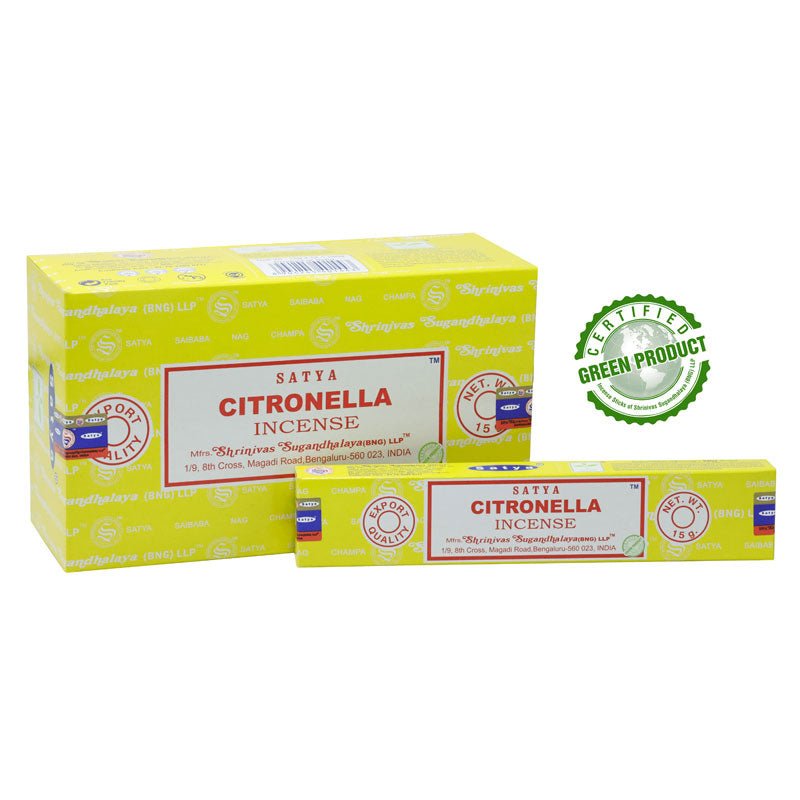 Citronella Incense 15 Gms - Satya - Nothing But Scents