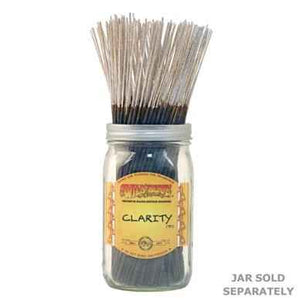 A pack of Clarity™ Wild Berry Incense sticks, featuring clean scent notes of red apple, sparkling citrus, and elegant jasmine petals for a focused mind.