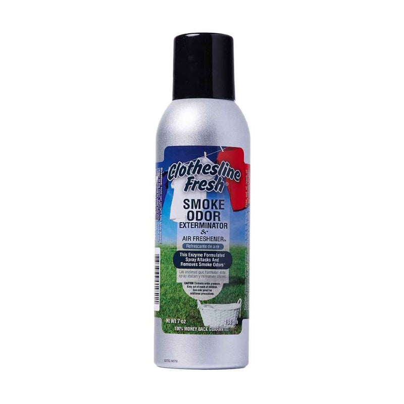 Clothesline Fresh enzyme spray removing fast food and pet odors from car interiors