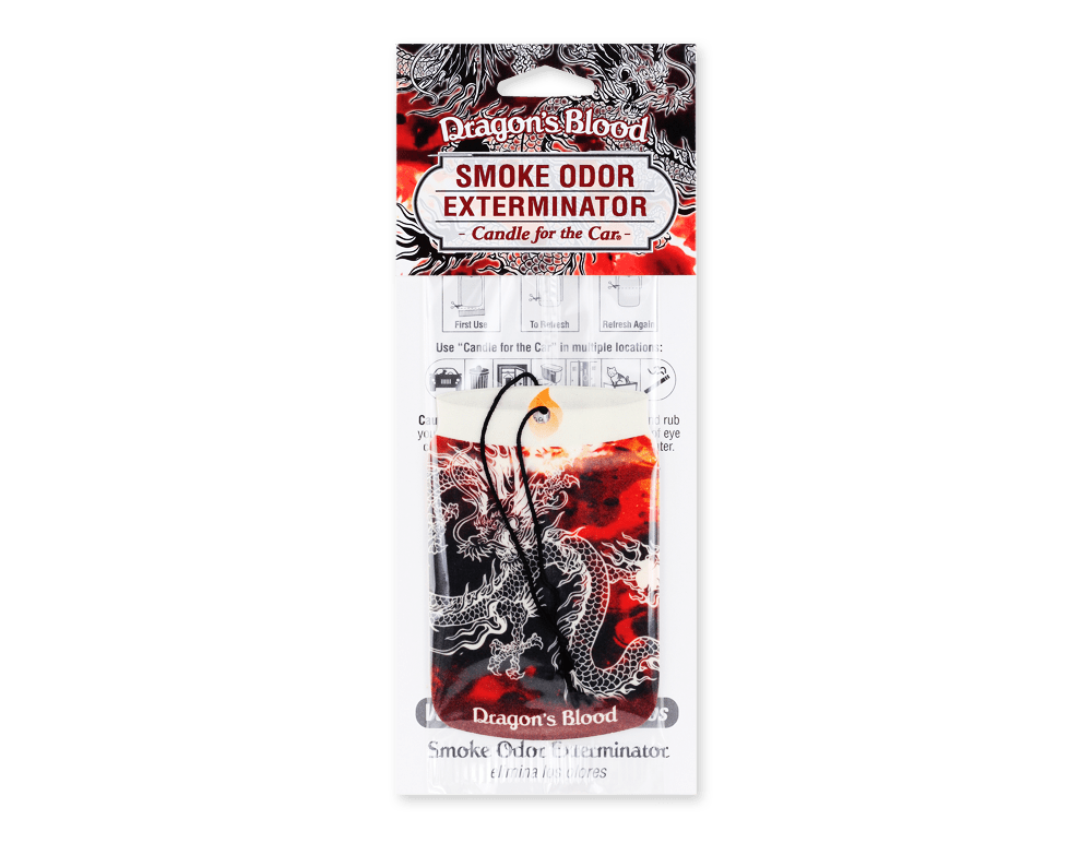 Dragon's Blood Car Freshener - Smoke Odor Exterminator - Nothing But Scents