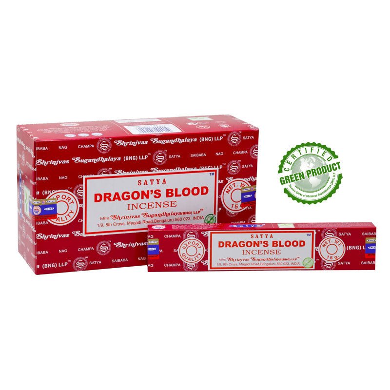 Dragon's Blood Incense 15 Gms - Satya - Nothing But Scents