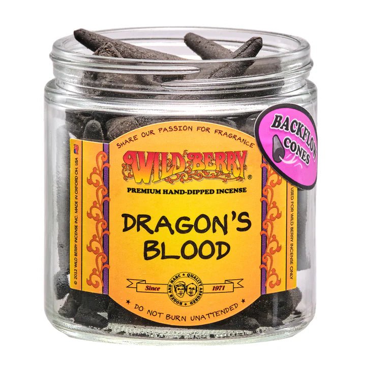 Dragon's Blood Wild Berry Backflow Cones - Nothing But Scents