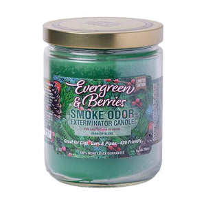 Evergreen and Berries Candle - Smoke Odor Exterminator
