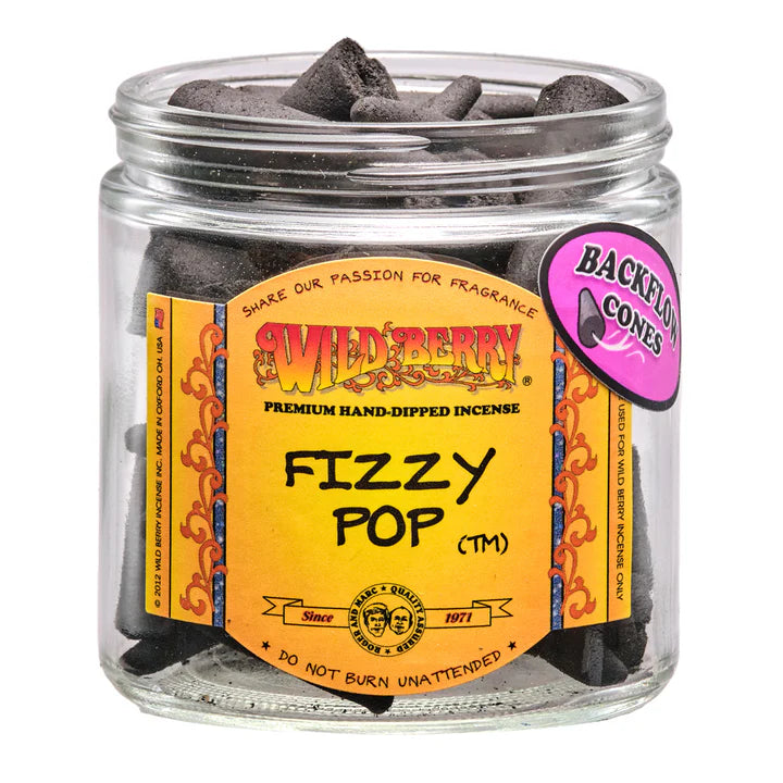 Fizzy Pop™ Wild Berry Backflow Cones