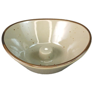 Ceramic Incense Burner 4 Inch Oval
