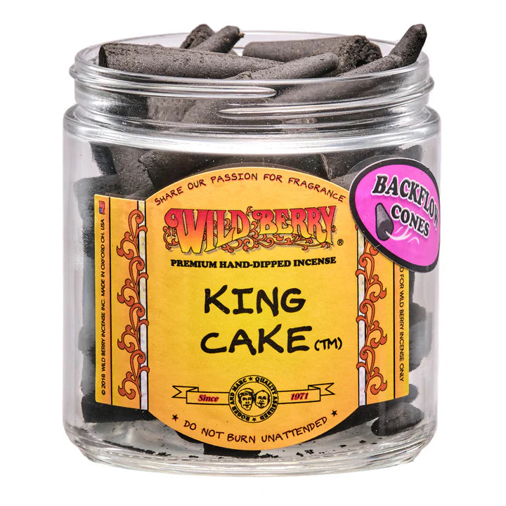 King Cake™ Wild Berry Backflow Cones