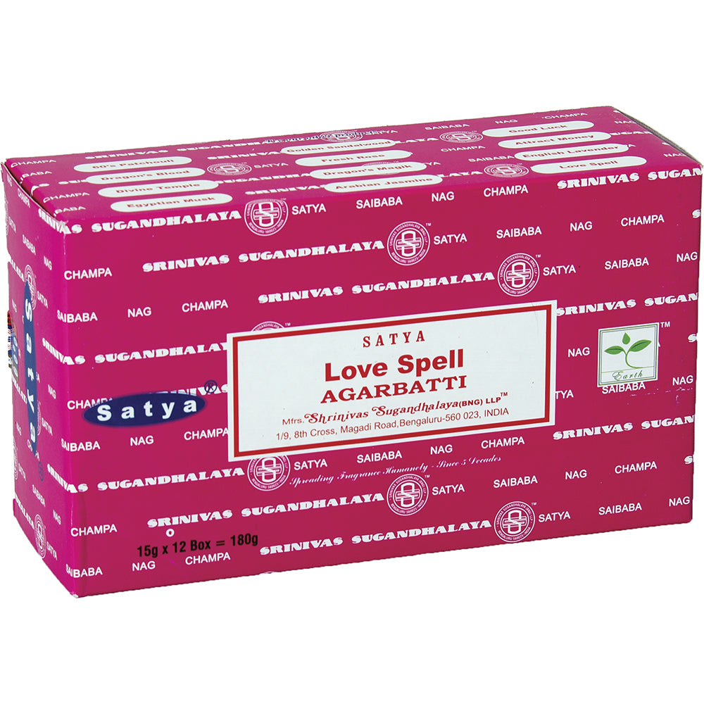 Love Spell Incense 15 Gms - Satya