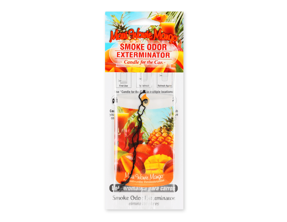Maui Wowie Mango Car Freshener - Smoke Odor Exterminator - Nothing But Scents
