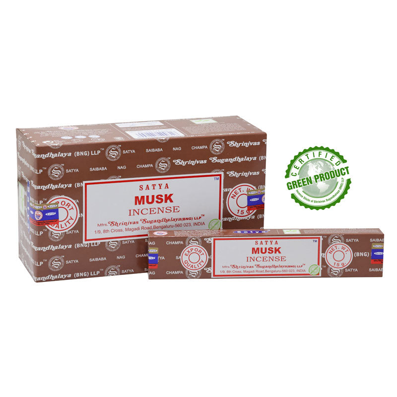 Musk Incense 15 Gms - Satya