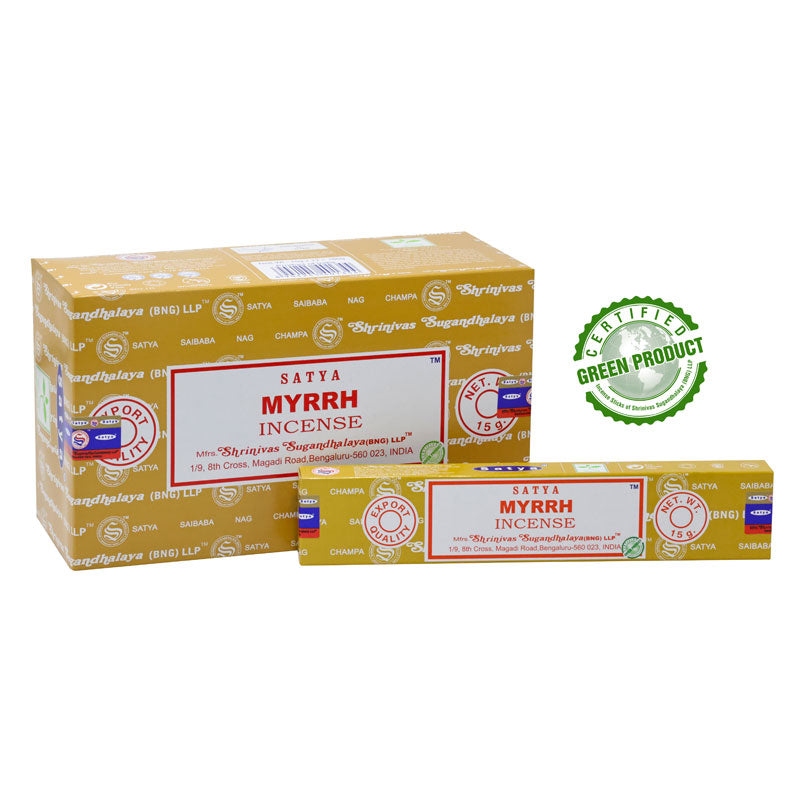 Myrrh Incense 15 Gms - Satya