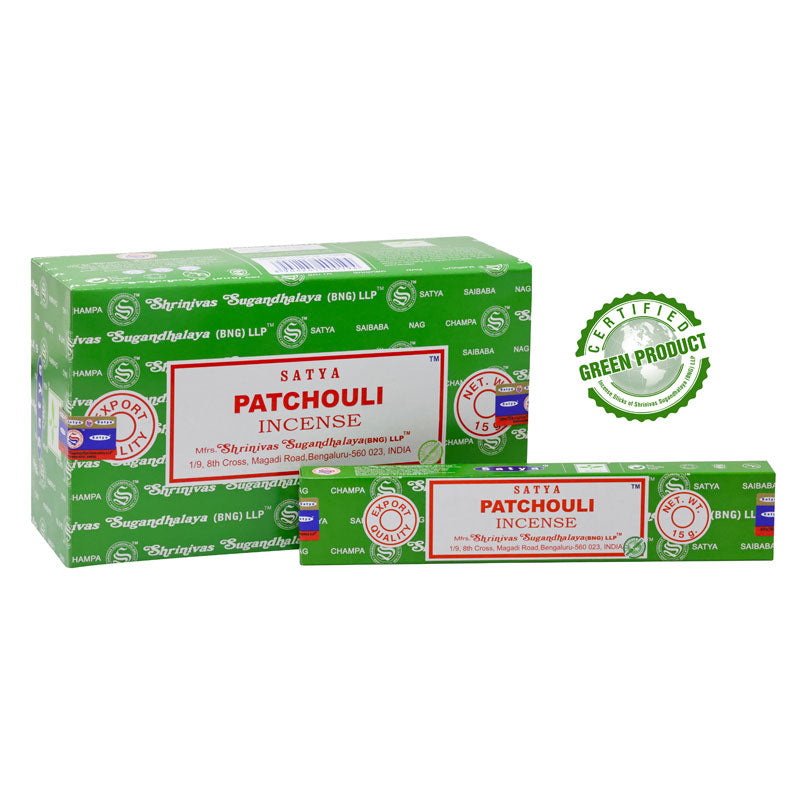 Patchouli Incense 15 Gms - Satya