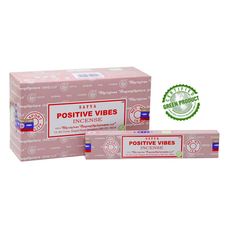 Positive Vibes Incense 15 Gms - Satya