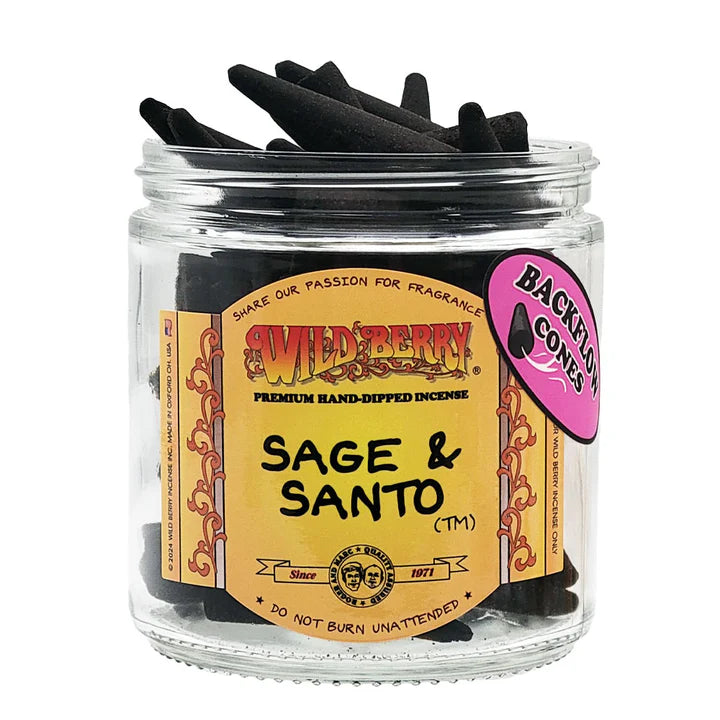 Sage & Santo™ Wild Berry Backflow Cones