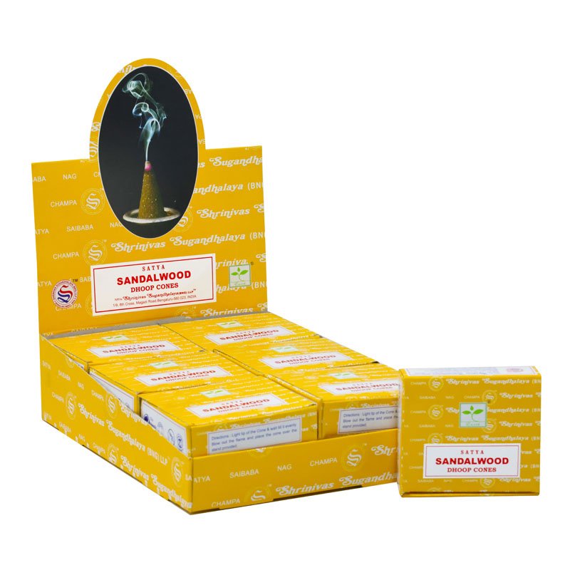 Sandalwood - Satya Incense Cones - Nothing But Scents