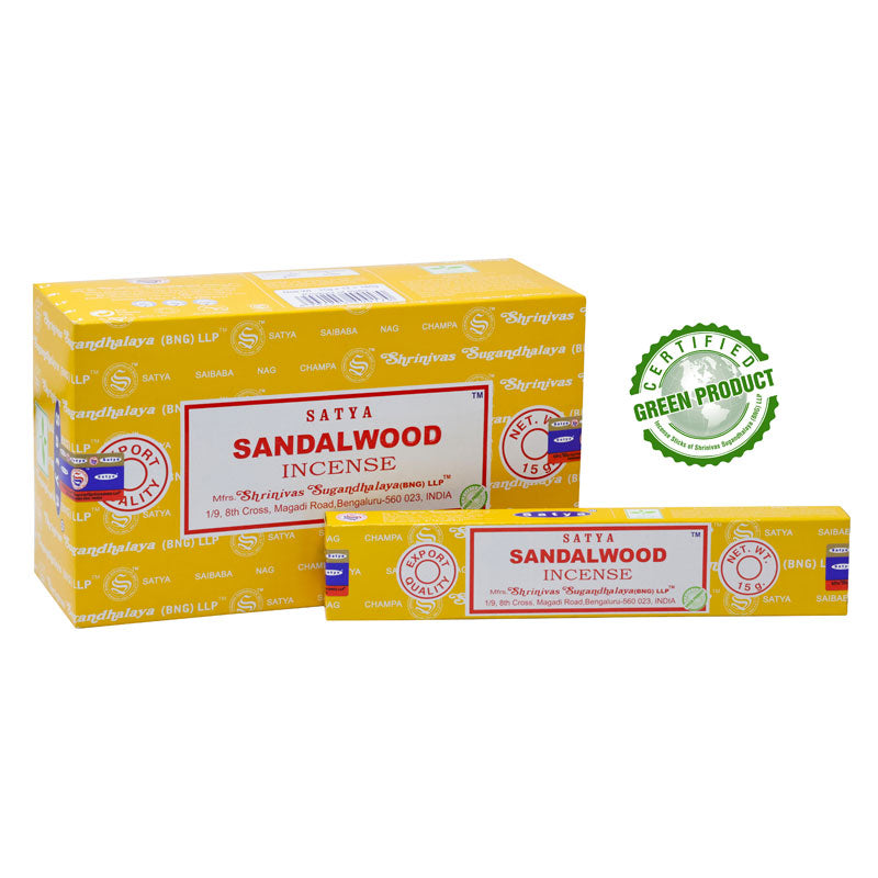 Sandalwood Incense 15 Gms - Satya