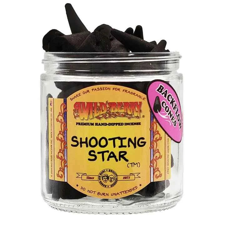 Shooting Star Wild Berry Incense Backflow Cones for a visually stunning prayer experience