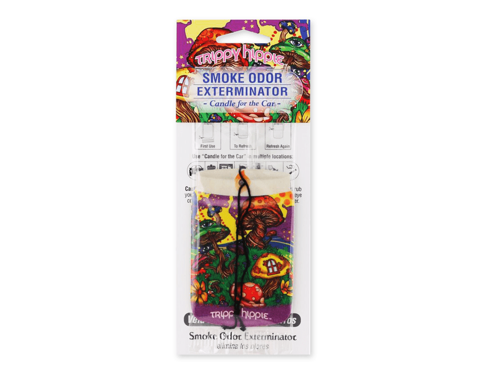Trippy Hippie Car Freshener - Smoke Odor Exterminator - Nothing But Scents