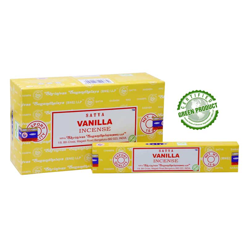 Vanilla Incense 15 Gms - Satya