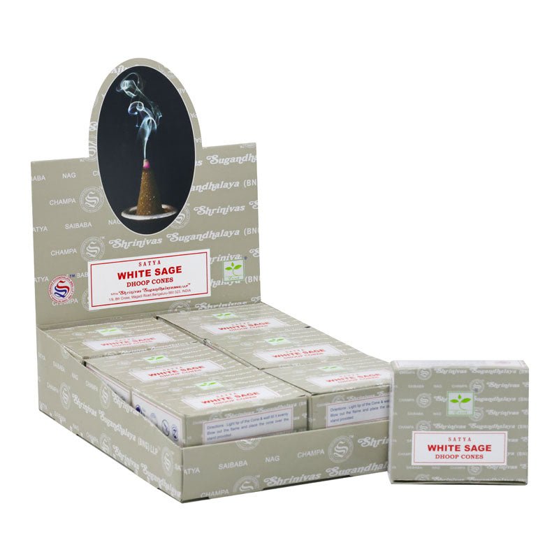 White Sage - Satya Incense Cones - Nothing But Scents